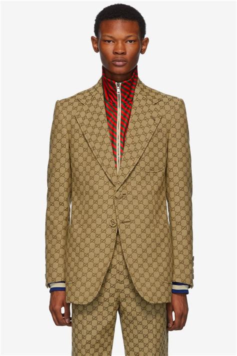 gucci monogram suit vintage|gucci white shirt price.